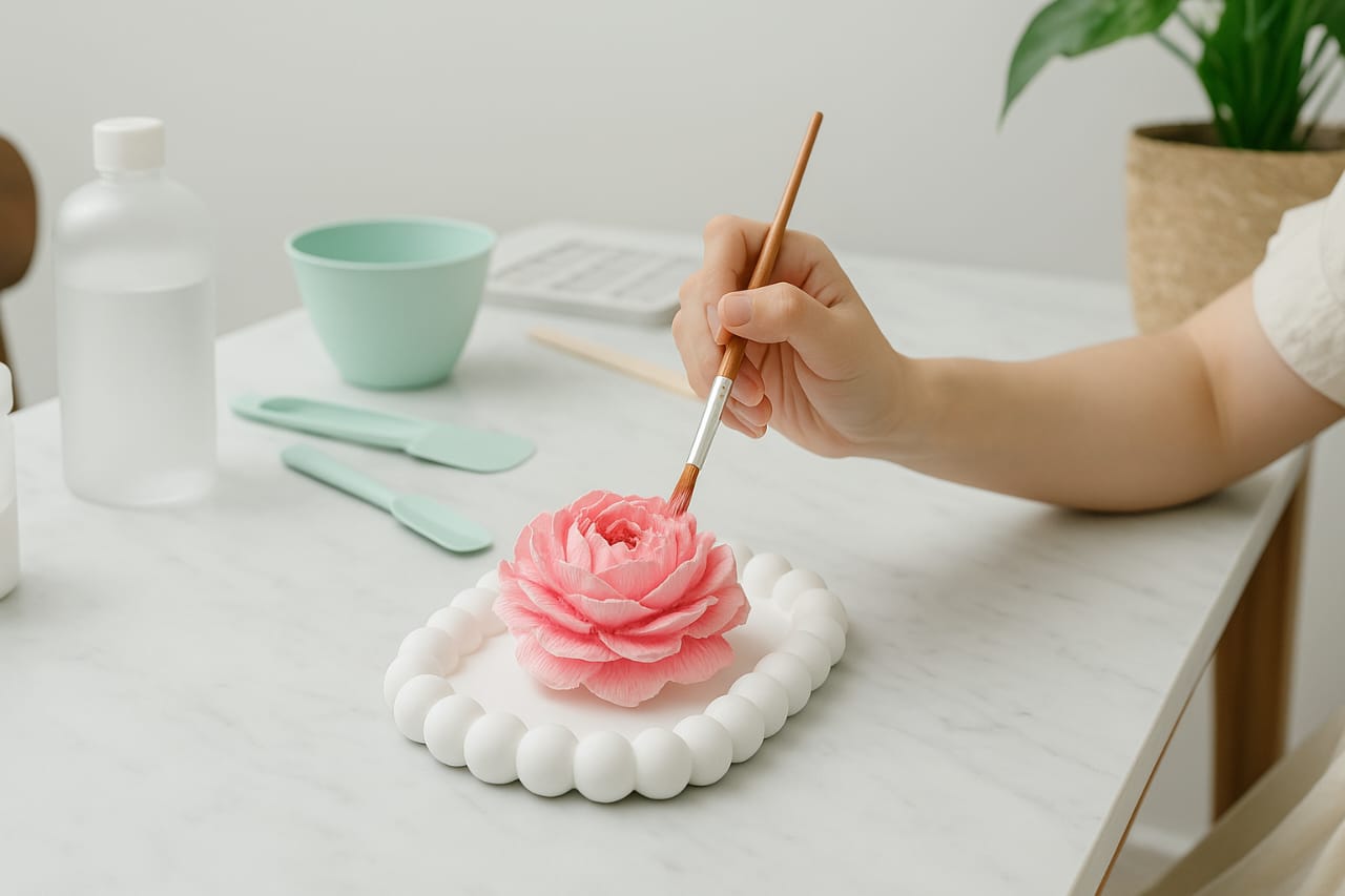 3D Texture Painting on Aroma Stone